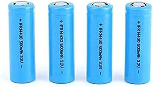 3.2V LiFePo4 14430 500mAh Rechargeable Solar Battery For Solar Panel Outdoor Garden Lights Tooth Brush Shaver Flashlight(4PCS)