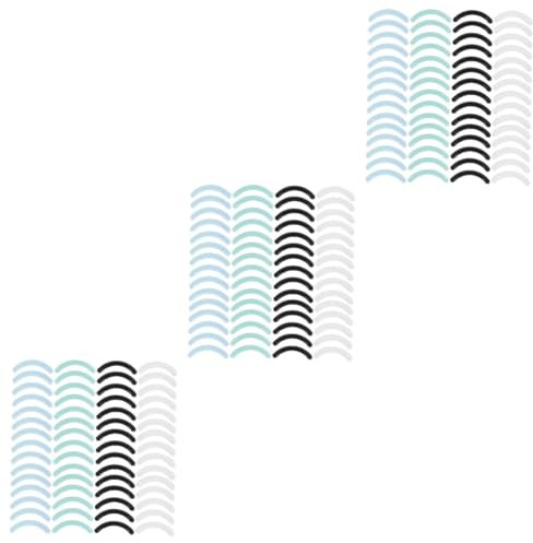 minkissy 240stücke Eyelash Curler Pads Elastische Ersatzpolster Für Wimpernzange Installieren Für Wimpernverlängerung Und Beauty-anwendungen Farblich Sortiert