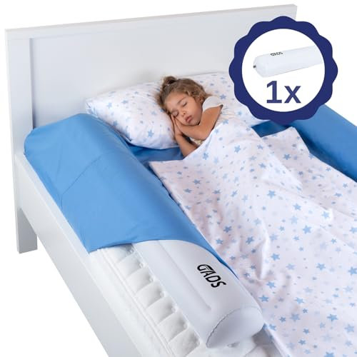 1-Pack de Barrières de Lit Gonflables pour Enfants en Bas Age - Barrières de Voyage Sécurisées - Barrière de Lit pour Enfants - Barrières Gonflables pour Lits Simples, Doubles, Queen et King Size
