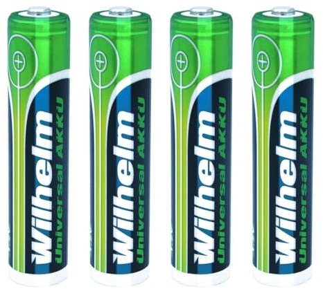 4 AAA Akku Phone Micro Accu Wilhelm Batterien Telefonakku NiMh 1,2V 800 mAh HR03