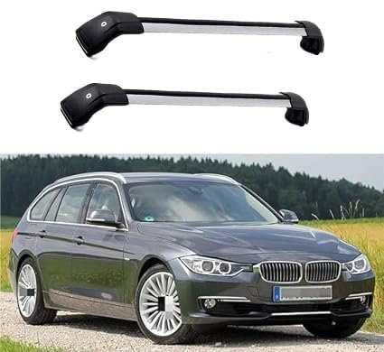 2 Stück Aluminium Dachträger Querstangen, für BMW 3er F31 Kombi 2011 2012 2013-2017 2018 2019 Dachreling Rack Gepäck Querträger Relingträger Gepäckablage Car Zubehör,C