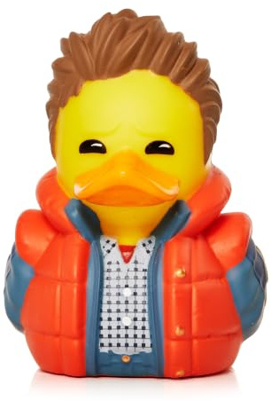 TUBBZ Kleine Marty McFly Sammelbare Vinyl-Gummientenfigur - Offizielles Zurück in die Zukunft Merchandise - Retro Action Filme & TV