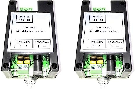 Lckiioy 2X Amplificateur de Signal Rs485 Amplificateur de Répéteur de Signal Amplificateur de Signal Répéteur Rs485 Prolongateur de Distance D'Isolateur