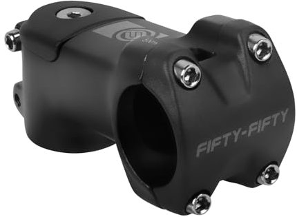 FIFTY-FIFTY Bike Stem with 31.8mm Bar Clamp, 7 Degree Aluminum Alloy Bicycle Handlebar Stem for 1-1/8 Steer Tube, Suitable for Mountain, Road, E-MTB (70mm)