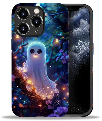 DAIZAG Case Compatible with iPhone 11 Pro Max Case,Ghost Pumpkin Halloween 3 Full Pattern Plastic Soft TPU Case for iPhone 11 Pro Max,Double Protection Corner Case for iPhone 11 Pro Max Case