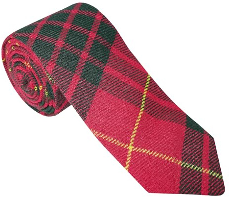 BELGLY Cravates pour hommes, cravates écossaises tartan écossais, cravate à carreaux de kilt écossais, cravate en laine acrylique pour homme