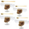 Generisch Elch Gläser Weihnachtsglas,Elchgläser Christmas Mug, Elch Glas Moose Mug, Weihnachtsgläser National Weihnachtsurlaub,Dekorationen, Klar, Urlaubsgeschenke für Kaffee, Tee, Getränke (2PCS)