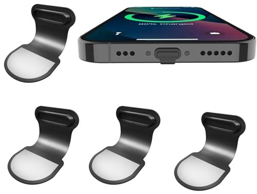 AONAT USB C Schutzkappe, 4 Stück Staubschutz USB C Kompatibel iPhone 15 16 Pro,Typ-C Handy, für Type C Ladestecker Stopfen Zubehör