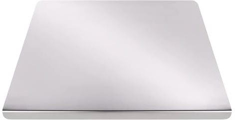 Stainless Steel Chopping Board Worktop Protector Saver | Stainless Steel Chopping Board 40x30cm, Metal Cutting Board with Lip for Meat, Veg, Pastry & Pizza Prep