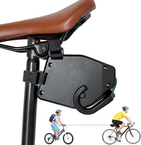 Remolcador Bicicleta 2,5 m, Cuerda de Remolque para Bicicleta Infantil, Correa Retráctil para Niños, Correa Remolque Bicicleta Retráctil, Conector para Bicicleta Montaña y Carretera Capacidad 90 kg