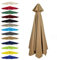 CMJYMX Toile De Rechange pour Parasol 6 Baleines: 2,0/2,5/2,7/3,0 M, 8 Baleines : 2,0/2,3/2,7/3,0/3,5 M(Khaki,8 Ribs: 270CM/8.8FT)