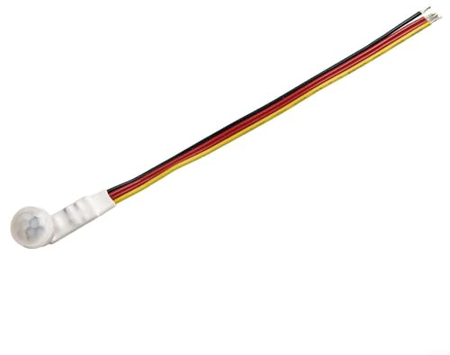 Sensor de movimiento infrarrojo, módulo detector automático, sensor PIR, CC 3-24 V, compatible con tiras de luces LED, interruptor activado por movimiento, detección de 120°, rango de 8 m, encendido