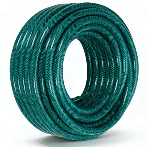 The Fellie 50m Garden Hose, 2 Layer Reinforced PVC Water Thicker Hose