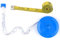 WINTAPE Lot de 2 rubans à mesurer pour le corps, ruban à mesurer doux pour couture de corps, tissu sur mesure, ruban à mesurer, 1,5 m, rose rétractable double face (bleu/jaune)
