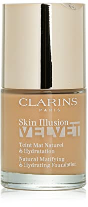 CLARINS Skin Illusion Velvet Natural Matifying & Hydrating Foundation - 111N Auburn 30 ml