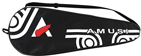 Badminton-Tasche für 2 Schläger Oxford Schlägertasche Racketbag Wasserdichte Schlägerhülle mit Reißverschluss Badminton-Schläger Tragetasche Umhängetasche Verdickter Schläger Schutzhülle Rucksack