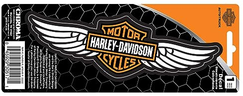 Harley-Davidson H-D Bar & Shield with Wings Vinyl Decal Aufkleber, CG30517