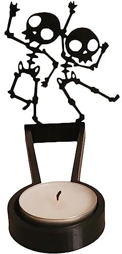Lukasz 1 Stück Halloween Home Decor Tischdeko Kerzenhalter Kerzenhalter Tischdeko D