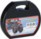 Lescars Schnee Kette: Schneeketten Größe XL für Reifen 235/55 R16 u.v.m., inkl. Transportbox (Kette Auto, Spannkette, Anti Rutsch)
