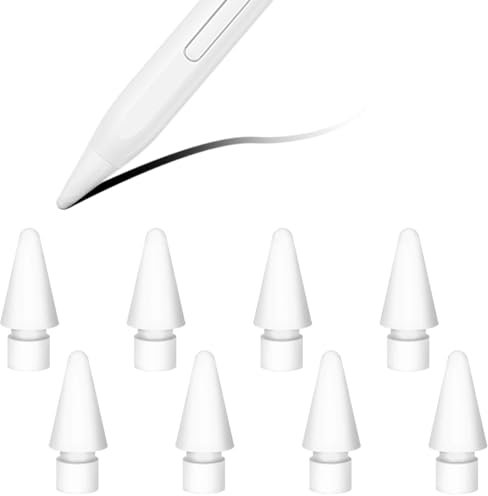 Maxin Lot de 8 embouts de rechange pour stylet Apple 2e/1ère génération