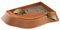 da bagno per tartarughe, per l'alimentazione e l'ammollo dei rettili, multifunzionale per, piscina per il bagno delle tartarughe, piccola 27 x 19,5 x 3 cm, grande 36,5 x