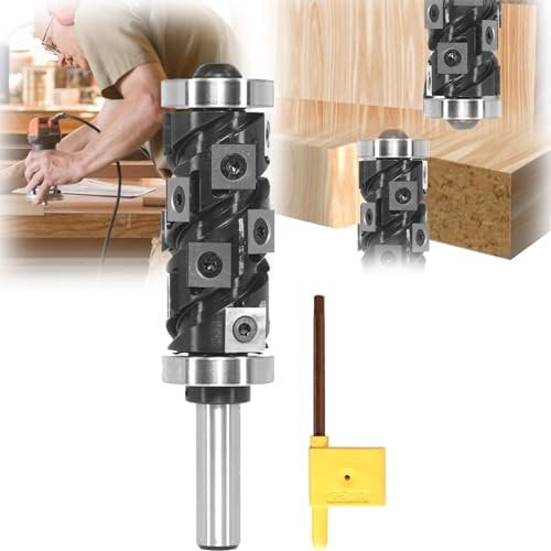 Fresa A Ras, Fresa Indexable Eje 12 Mm Fresa En Espiral Carburo Macizo Fresa Copiadora Para Fresadora DiáMetro Corte 30 Mm Fresa A Ras Rodamientos Bolas En La Parte Superior E Inferior