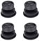 XBERSTAR 4 piedini ammortizzanti per Bambu Lab X1/X1C/A1/A1 Mini 3D Stampante Piedini in Silicone Anti Vibrazione