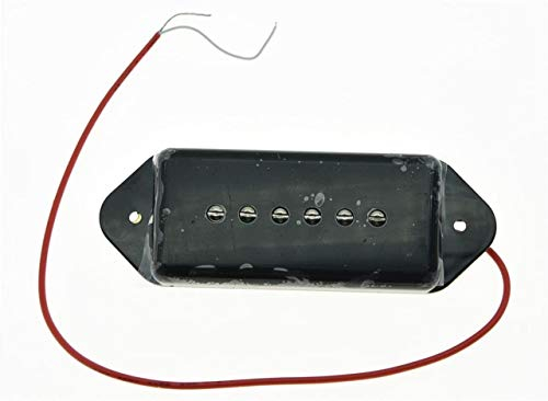 Kaish Noir P90 haute puissance sonore Dogear type micro Manche Soapbar Micros de guitare
