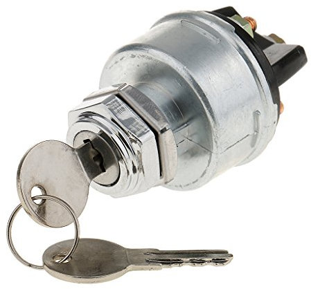 MagiDeal Zündschloss Schließzylinder mit 2 Hauptpunkt, Key 12v