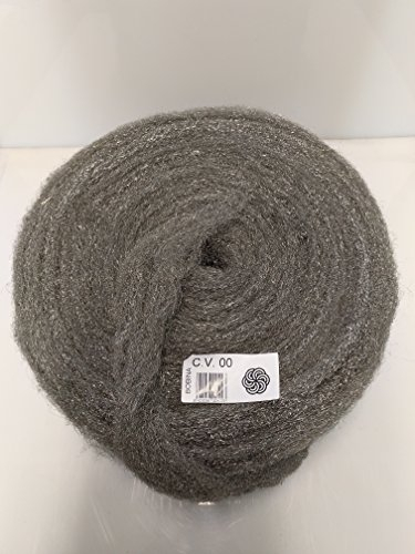 Lana de Acero Bobina de 2,5kg, Lana de Acero 00 (Fleje/Paja), Pulidora Suelos con mucha Durabilidadd, Decapante de Pintura y Decapante madera a la vez Convertidor de Oxido y Quita Oxido BARLESA