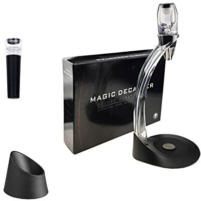 FosFun WA-023 Deluxe Magic Decanter Aerosol para vino tinto y soporte Oxygenator Flavour Bouquet Enhancer