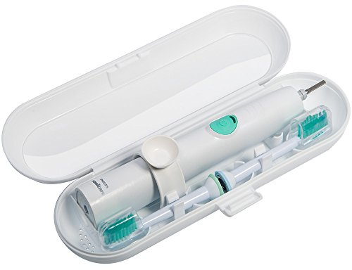 Nincha Portable Electric Toothbrush Travel Case for Philips Sonicare Series - Durable, Environmentally Friendly, Breathable, Food-Safe Plastic Material - White