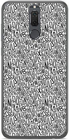Tumundosmartphone Funda Gel TPU para Huawei Mate 10 Lite diseño Letras Dibujos