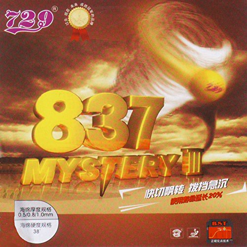 Friendship 837-Mystery III (0,8 mm - schwarz) | - China Tischtennis Belag | ITTF | TT-Spezial - Schütt Tischtennis