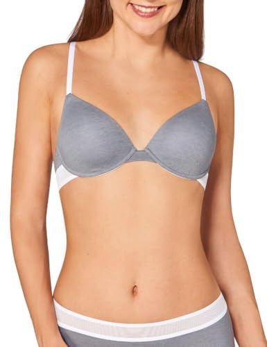Sloggi Damen sloggi Ever Fresh WHP T-Shirt BH,, per pack Grau (grey combination M013), D(Herstellergröße: 75D)