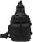 HUNTVP Taktisch Schultertasche Militär Brusttasche Wasserdicht Sling Rucksack Crossbody Bag Multifunktion mit Verstellbar Schultergurt für Sport Angeln Outdoor, Schwarz