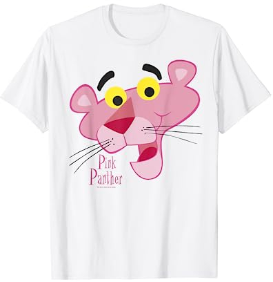 Pink Panther Face Portrait T-Shirt