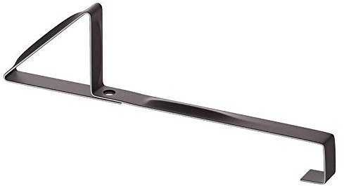 10 Fermaneve gancio per tegola in cemento In lamiera zincata e verniciata h270 mm Marroni