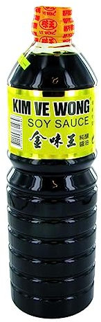 KIM VE WONG Sauce de soja originale 1L (salée) (Lot de 2 bouteilles)