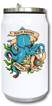 Rise of Kraken Deep Sea Monster Vakuumisolierte thermische Getränkedose 350ml