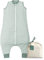 molis&co - Baby Schlafsack mit Füßen - Ideal für Frühling und Herbst - Babyschlafsack mit Füßen 1 tog - Leicht gepolstert - 100% Baumwolle (Oeko-TEX 100), Premium Qualität - Vichy Green (80 cm)