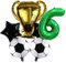 DIWULI Fussball Geburtstag 6 Jahre - Fussball Luftballons