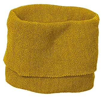 SCHLAUCH-SCHAL Baby & Kinder - 100% Bio-Merino – angenehm wärmend & super weich - unisex 1 – 12 Jahre – nachhaltig & fair – besonders leicht & dünn - made in Germany | Curry-Gold Gr. 1