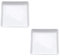 Angoily 2 Stück Quadratische Pflanzgefäße Pflanzenuntersetzer Tropfschalen Für Pflanzen Sukkulenten Töpfe Tablett Entwässerungsuntersetzer 60 X 60 cm Gartentablett