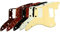 Schlagbrett Jazzmaster Schwarz