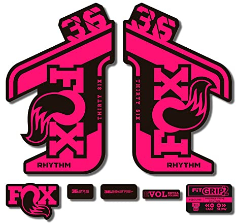 Adesivi compatibili con forcella bici Fox 36 Rhythm 2021