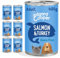 Edgard & Cooper Grain-Free Adults Wet Dog Food in Gravy for Puppies, (Salmon&Turkey 6 x 400g), Natural Dogs Food in Tins with Fresh Meat, High Protein, Hypoallergenic, No Added Sugar