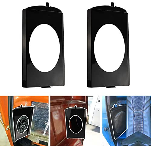 VIAGL Speaker Brackets Behind Seat 6x9 fit for Chevy C10 1973-1987 Squarebody for 6x9 Speaker, Black
