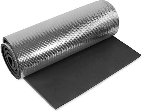 normani Aluminium Isomatte Thermounterlage 200 x 50 cm Farbe Schwarz