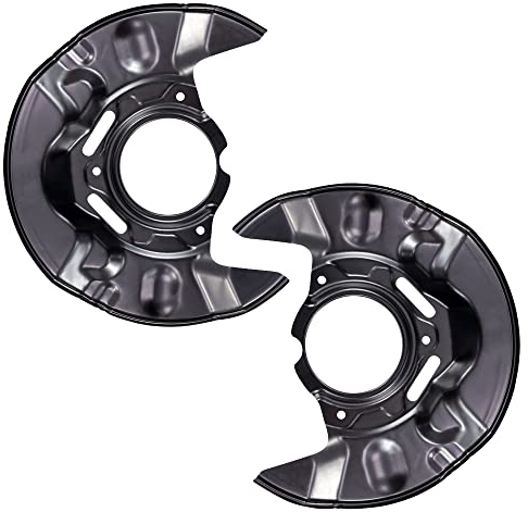 ATEC Germany 2x Ankerblech vorne links & rechts Spritzbelch Deckblech für Bremsscheibe Kompatibel mit TOYOTA COROLLA (_E12_), COROLLA Kombi (_E12_), COROLLA Stufenheck (_E12_), COROLLA Verso (_E12_)